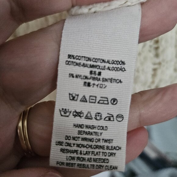 Free People Cream Fun Times Cardi Cardigan Sweater Womens XS - Picture 6 of 6